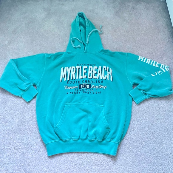Tops - Women’s Teal Myrtle Beach Hoodie